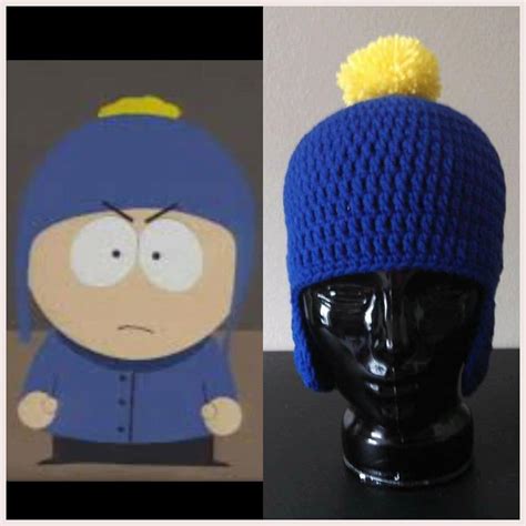 Cartman from <strong>South Park</strong>. . South park kid with a blueandyellow beanie nyt